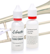 Trombone Slide Cream   2-Pack, Long-Lasting Lubricant, Smooth  Odorless, 1oz