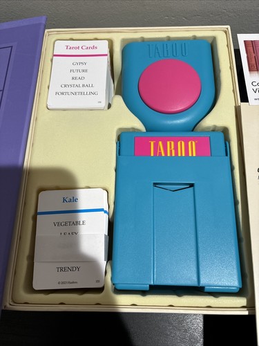 Taboo Vintage Bookshelf Edition by WS Game Company Deluxe Board Game Excellent - Picture 8 of 11