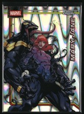 2026 Topps Chrome Marvel Comics Mary Jane 137 Misery RayWave Refractor #136