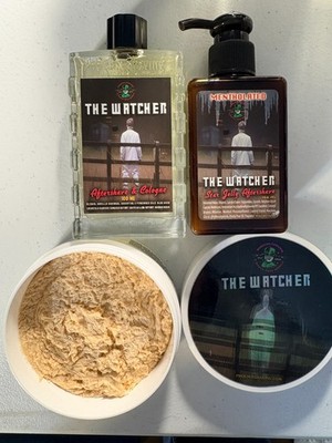 Phoenix Artisan Accoutrement (PAA) The Watcher Shave Soap (Hologram Label) Set