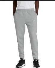 Nike Men's Training Jogger Pants, Light Gray, Size Small