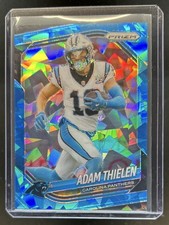 2025 Panini Prizm Adam Thielen Blue Ice #/99 Panthers