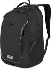 Swiss Gear Shield Laptop Backpack Work Bag Black 18.5"x12"x6" NEW w/ TAGS