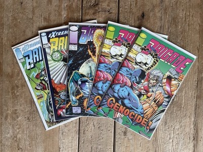 Brigade Comic Lot - Issues 2 (x2), 3, & 8-9 VG+ 1992 Image Rob Liefeld, Mychaels