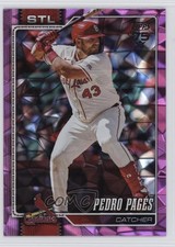 2026 Topps Series 1 Pink Diamante Foil Pedro Pages Pedro Pagés #280 4d5