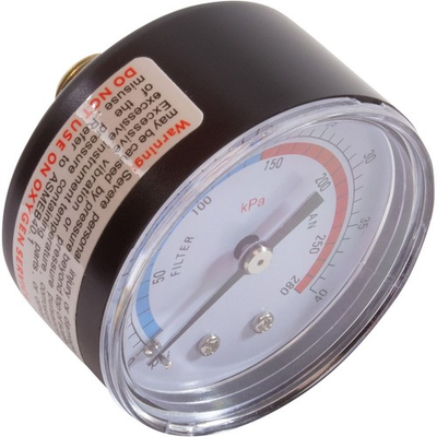 #ad Pressure Gauge AquaPro AL75 W O Ring 28psi Plastic : 10076 ACC $15.32