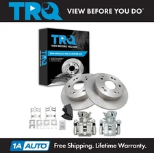 TRQ Rear Brake Pad & Rotor Kit Fits 2002-2006 Acura RSX