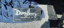 Doug Henry License Plate Booster Topper Dealer Tag Farmville NC