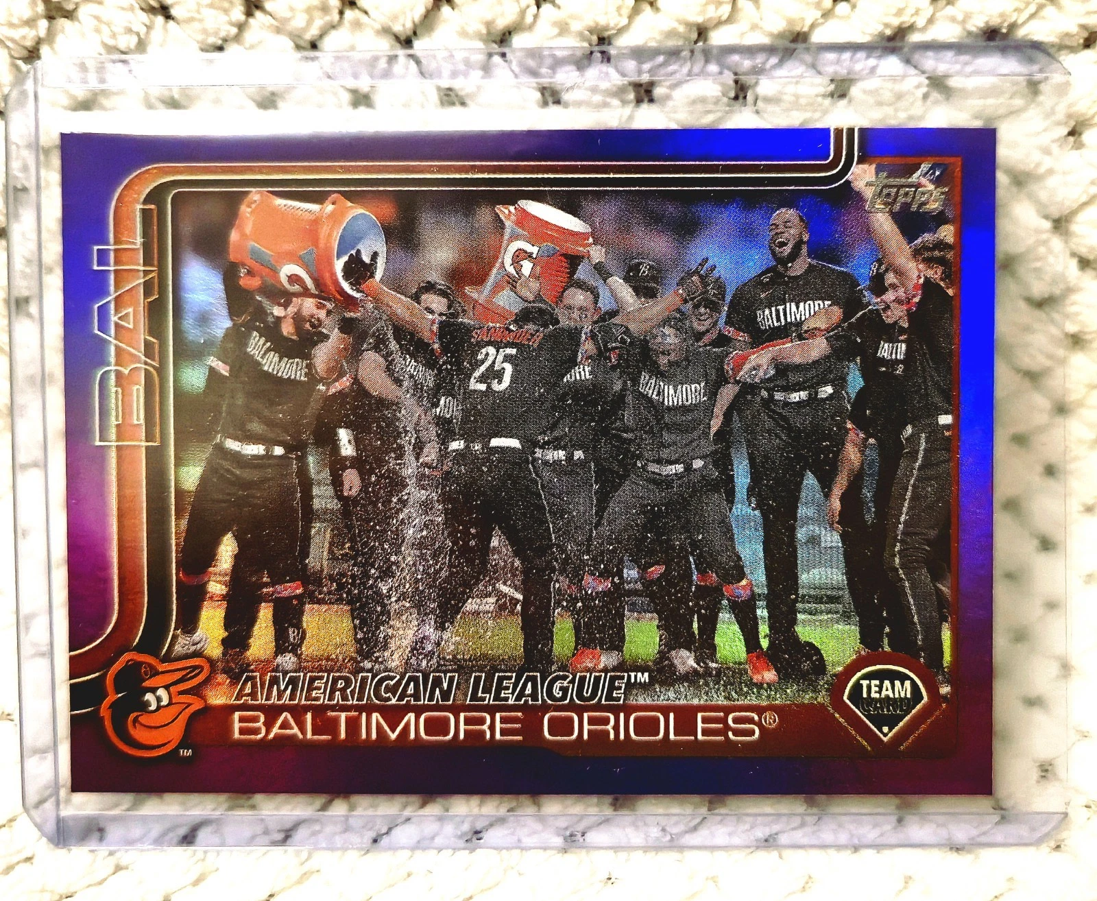 2025 Topps Series 1 - Baltimore Orioles #170 Purple Holofoil /250