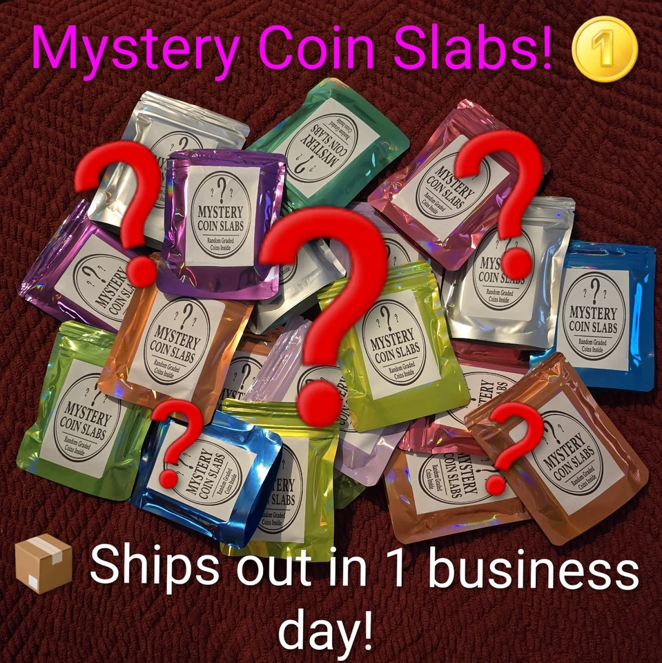 🚨 Mystery Slab – 1 Graded US Coin – PCGS NGC CAC – Certified Grab Bag! 🪙  - Image 2 of 4