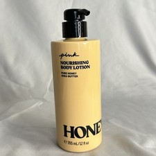 VICTORIA'S SECRET PINK HONEY NOURISHING BODY LOTION PUMP SHEA BUTTER 12 oz