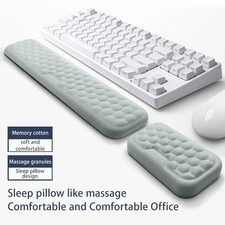 Keyboard  Mouse Wrist Rest Pad Set-Gel Support Cushion with Memory Foam Comfort