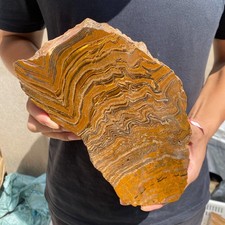 8lb Natural Tiger's Eye Stone Quartz Crystal Rough Mineral Specimen Healing