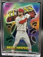 Bryce Harper- Titans Of The Game Green Foil #/99