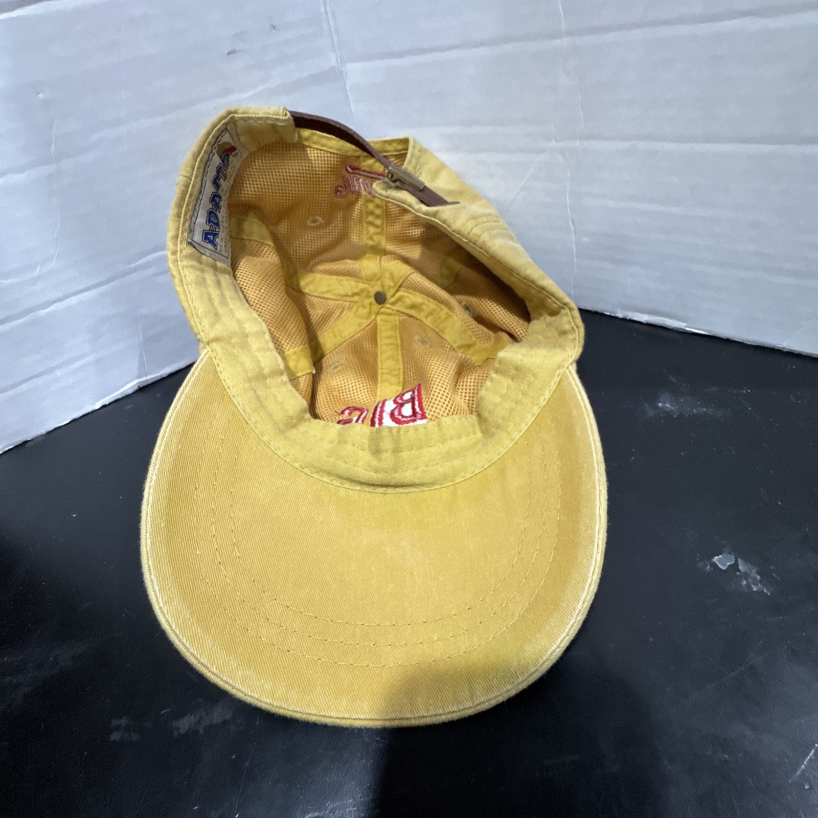 Murray’s Big Cheese Leather Strapback Baseball Cap - image 6