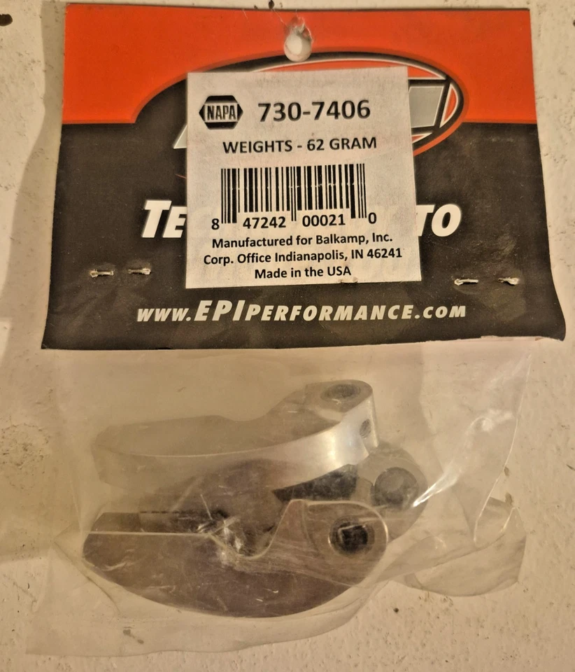 EPI Belly Buster Weights - 62 Grams - 70062S Arctic Cat 2004-15 w/Set Pin Clutch - Image 2 of 3