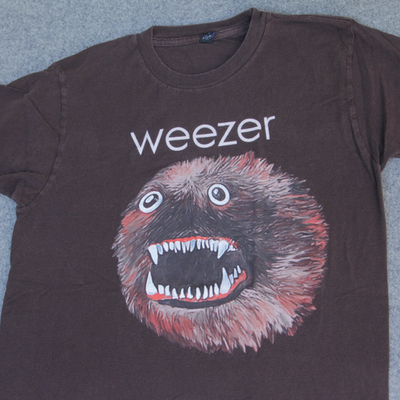 Weezer T Shirt M 2014 Tour Everything Will Be Alright Monster