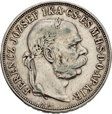Künker: Österreich, Franz Joseph I., 5 Kronen 1900 KB, Silber