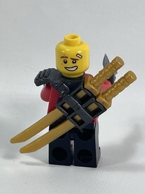 Lego Ninjago Movie Minifigure Kai Fire Mech Driver Katanas 70615