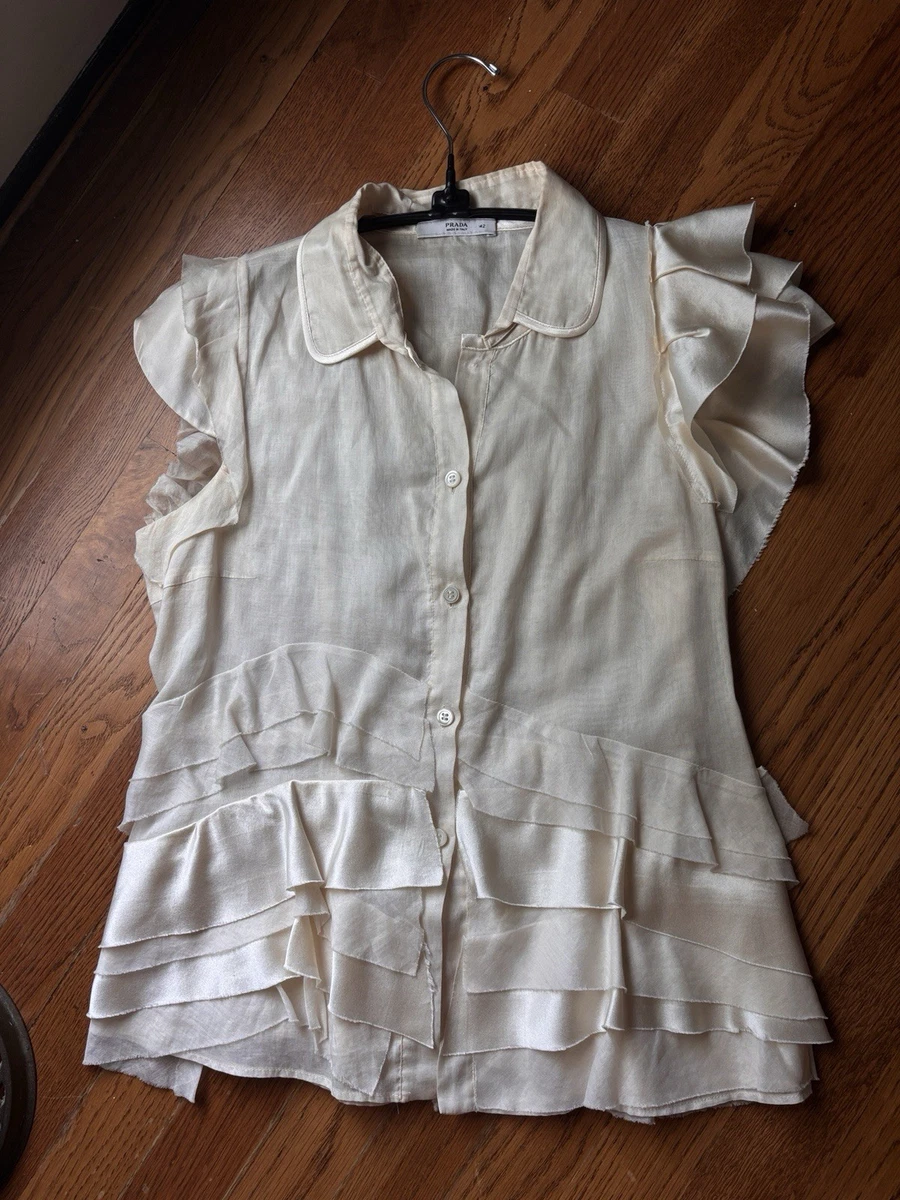 PRADA Silk Tops for Women for sale - eBay