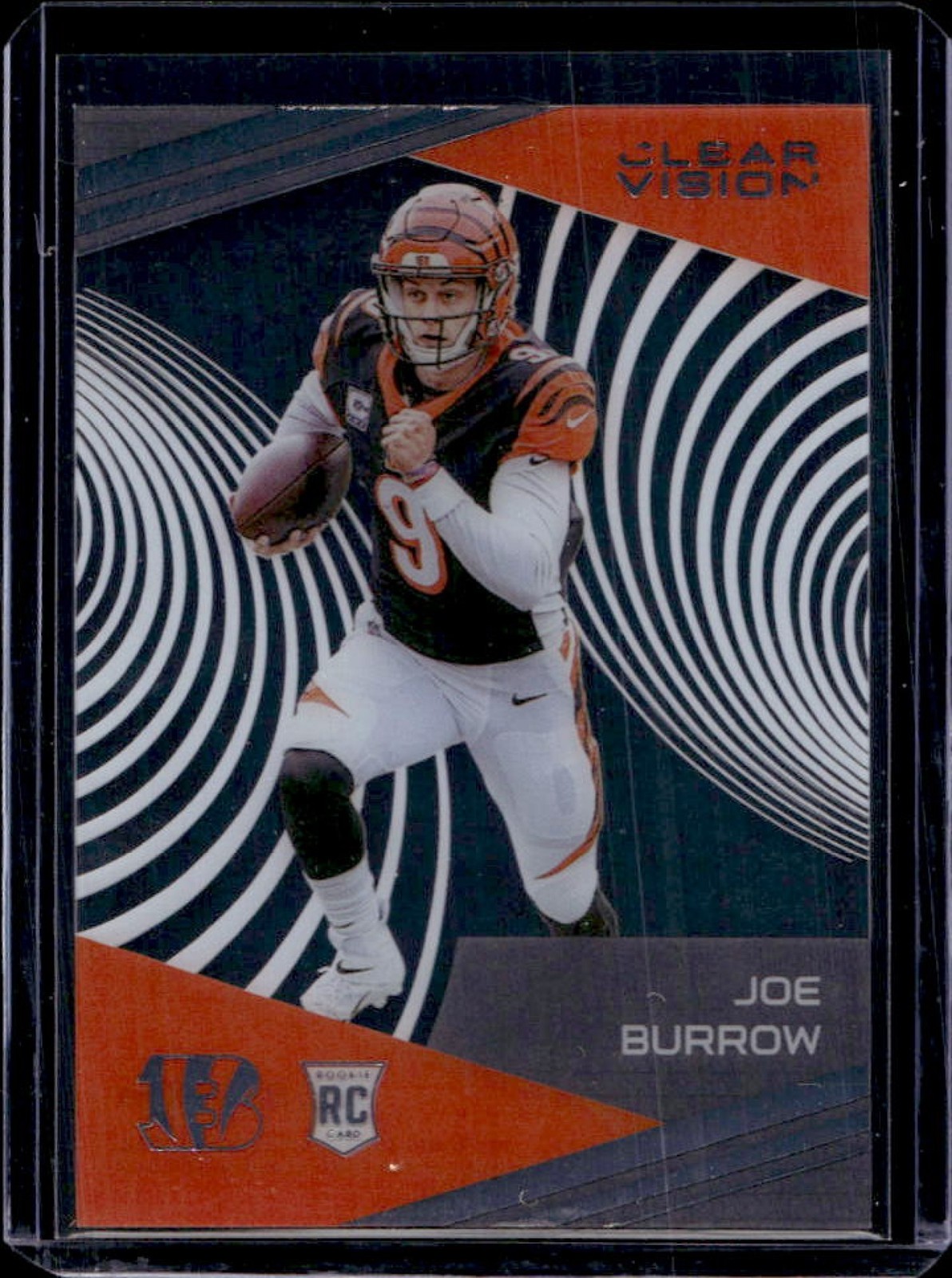 2020 Chronicles Joe Burrow Clear Vision Rookies RC Rookie #CV-1 Bengals