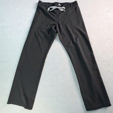 FIGS Technical Collection Scrub Pants Women  s Small Black Pockets Drawstring