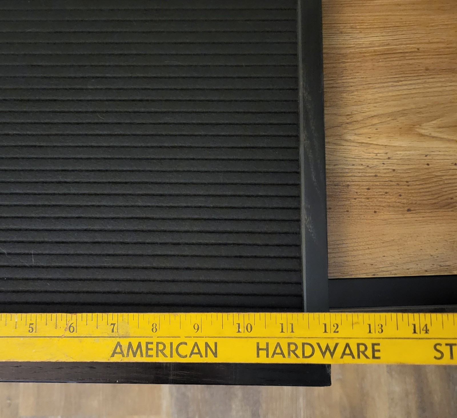 NEW Message Letter Board with Letters Black Wood Frame Plastic Letters 16" X 12"