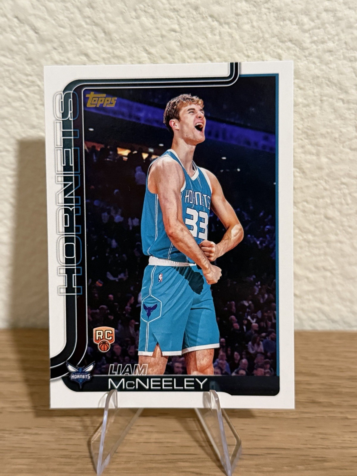 2025-26 Topps Basketball Liam McNeeley RC Golden Mirror Image Variation SSP #229