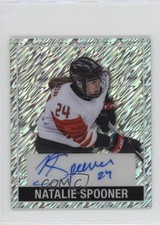 2025 Leaf Metal Legends Silver Shimmer /10 Natalie Spooner #LO-NS1 Auto 1r3r