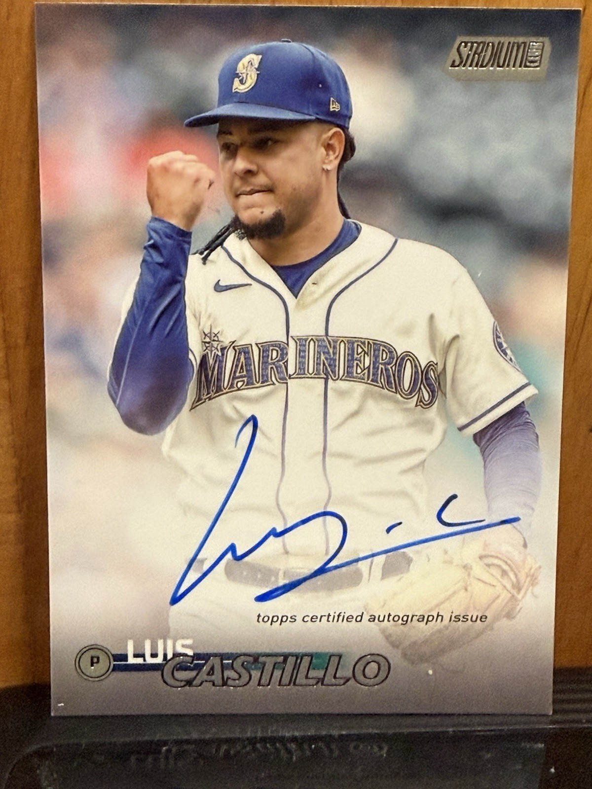 2023 Topps Stadium Club Luis Castillo Autographs #SCBA-LC Seattle Mariners Auto