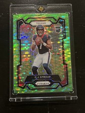2023 Panini Prizm - Rookies C.J. Stroud #339 Neon Green Pulsar Prizm (RC)