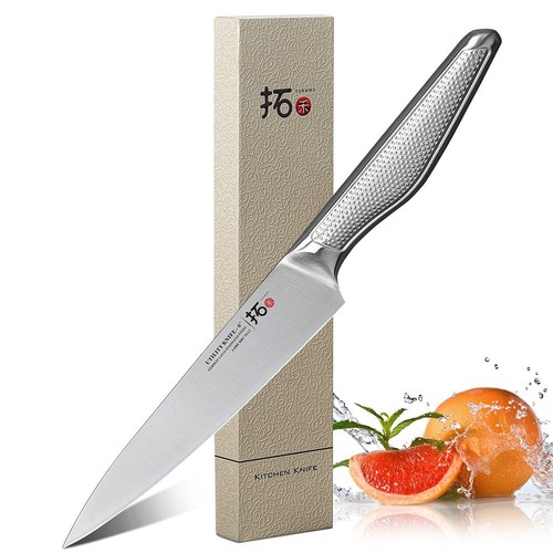 TURWHO 6inch Utility Knife German Stainless Steel Knife Kitchen Chef Petty Knife