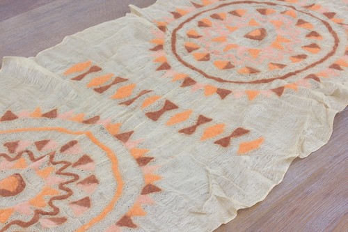 Felt Scarf Nuno Felted Shawl 21.26" x 76.38" Brand New Fast Shipment 15918 - Picture 4 of 9
