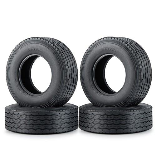 1/2/4pcs Black 83.5MM OD Tire Tyre w/ Foam for RC 1/14 Tamiya Tractor Car Wheels - Picture 18 of 20
