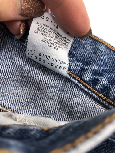 Levis Vintage 569 Loose Fit Youth Size 8 Regular 90s Y2k Nicely Faded - Picture 5 of 10