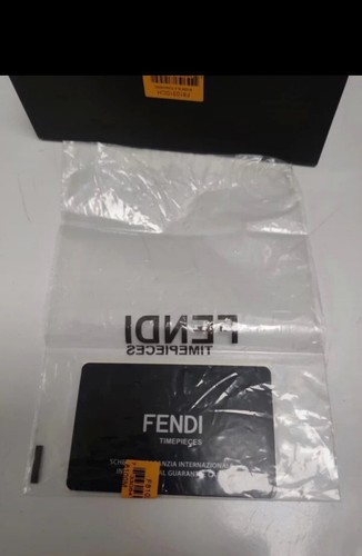 Fendi Selleria Watch Diamonds Encrusted Bezel Technology Unisex Timepiece New - Picture 9 of 12