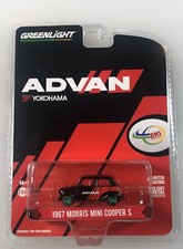 Greenlight Morris Mini Cooper S 1967 Yokohama ADVAN 51497 1/64 CHASE