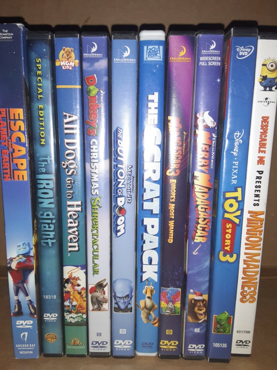 Lot Of 10 Kids/Family Movies/Short Film On DVD's | eBay