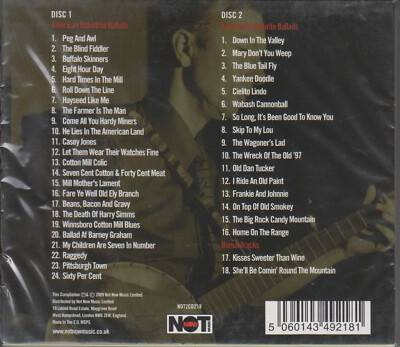 Pete Seeger - American Industrial Ballads  - 2 CD -  (NEU/OVP in Folie)