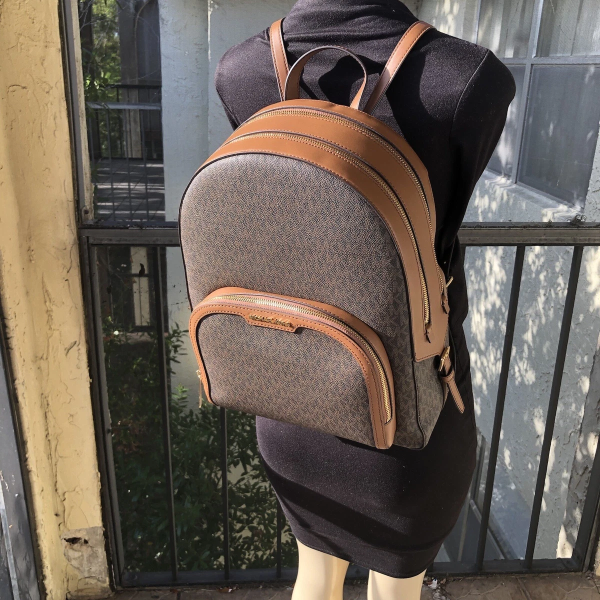 Michael Kors Large Travel School Backpack Shoulder Satchel Bag  