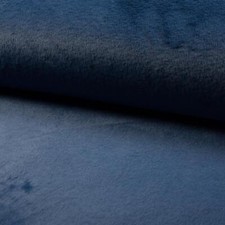 LUXURY Short Plush Super Soft Faux Fur Fabric Material - JEANS