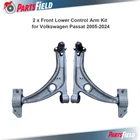 2 x Front Lower Left & Right Control Arm Kit for Volkswagen Passat 2005-15 B6 B7