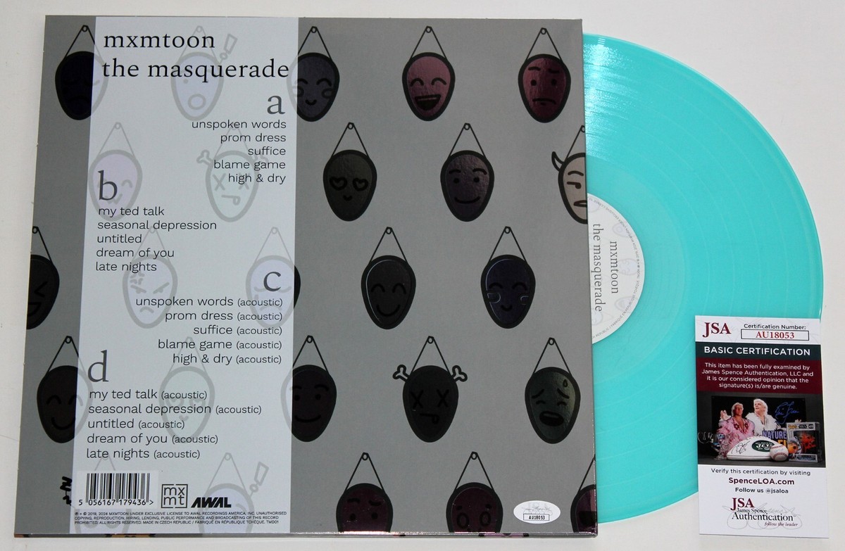 MXMTOON SIGNED THE MASQUERADE LP COLOR VINYL RECORD ALBUM