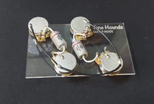 Tonehounds Les Paul 50s Wiring Harness CTS 525K  .022  PIO Capacitors!