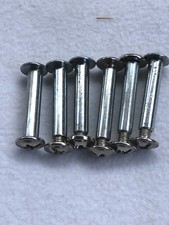 5 złączy meblowych - Ø5 mm 25 mm śruba łącząca złącze szafy niklowane