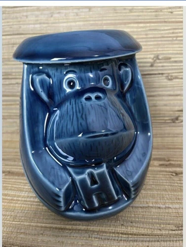 Coconut Monkey Tiki Mug by Squid for Houlihans by Bauer Pottery Tiki Bar Mai Tai