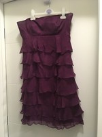 Le chateau strapless purple medium dress