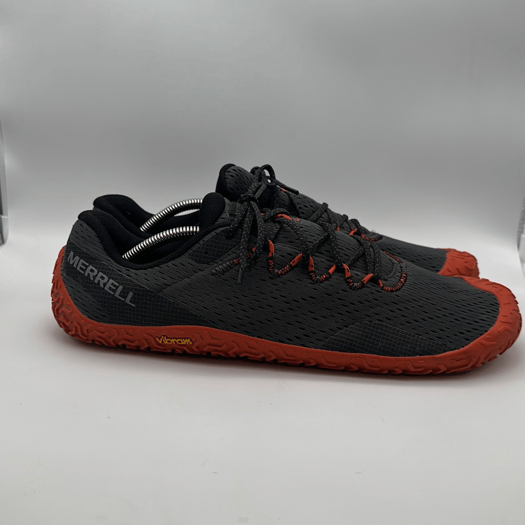 Merrell Men's Vapor Glove 6 Granite Tangerine Mesh J0… Gem