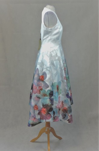 Coast Azure Orsay Midi Dress Size 10 Uk Rrp £79 CR027 CC 07 - Picture 4 of 11