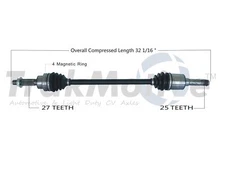 For Ford Escape AWD Rear Driv Left or Pass Right CV Axle Shaft SurTrack FD8230